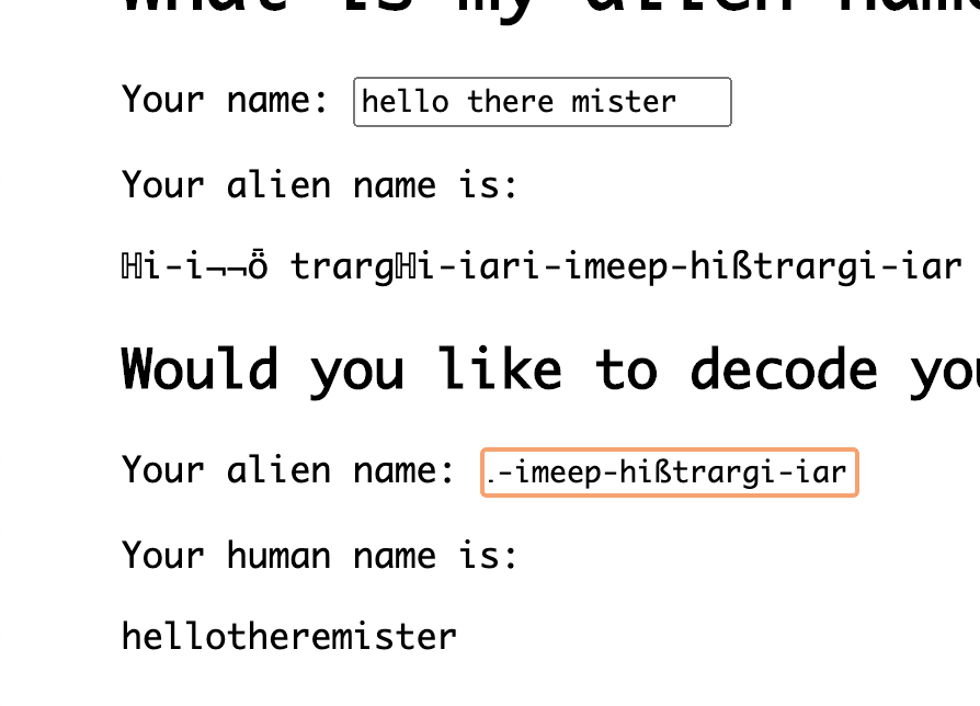 decipher textmessage generator