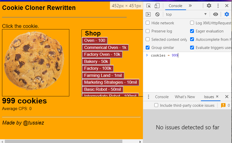 Cookie Clicker Clone