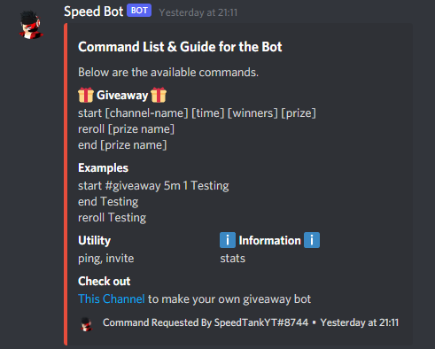 How to Use GiveawayBot [GiveawayBot Commands with Examples]