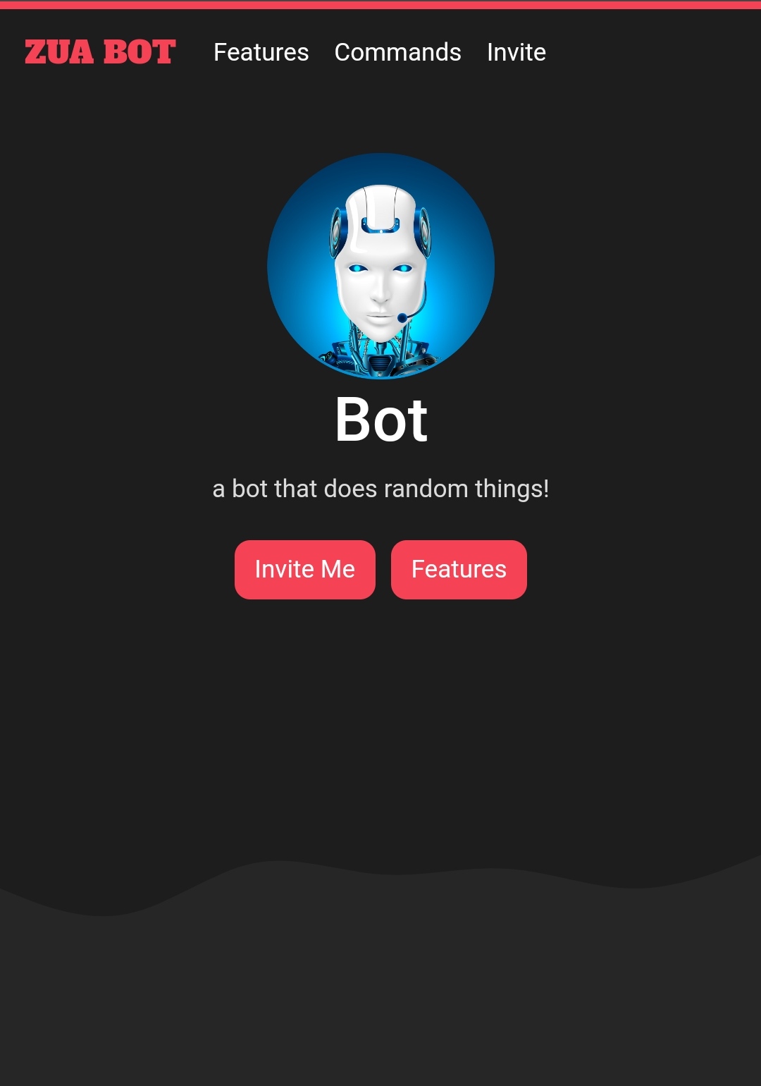 discord bot website - Replit