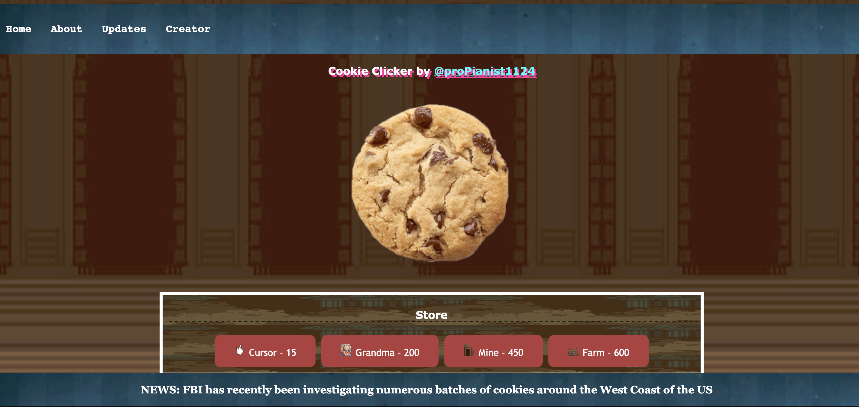 Cookie clicker rip off - Replit