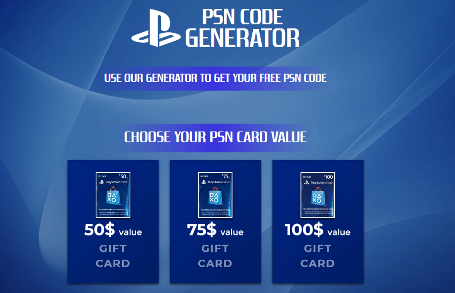 PSN Gift Card Free PlayStation Gift Card Codes Generator by ripoj on  Dribbble