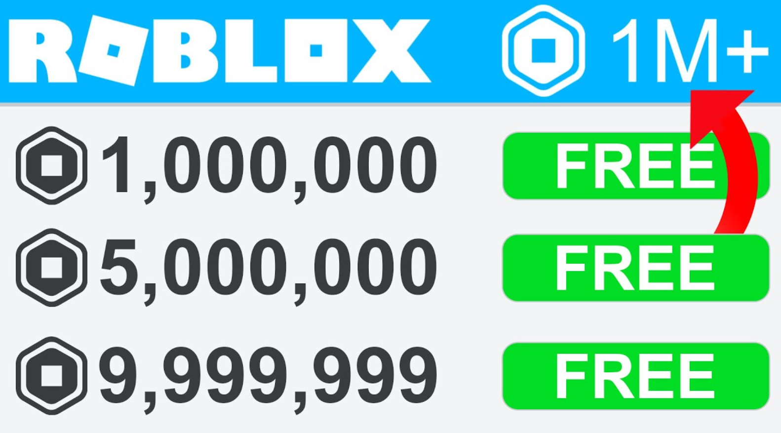 1M FREE ROBUX - Roblox