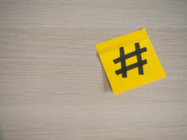 hashtags use