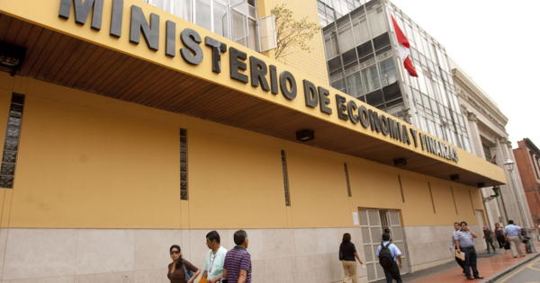 Ministerio de Economía y Finanzas.