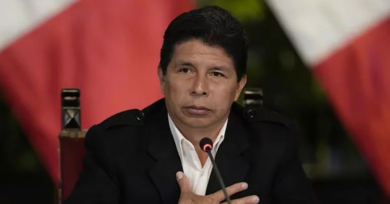 Pedro Castillo, vacado exmandatario.