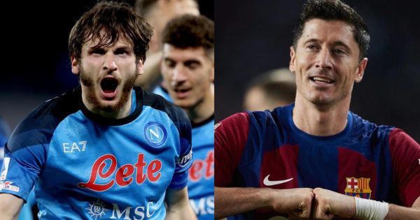 Napoli vs. FC Barcelona.