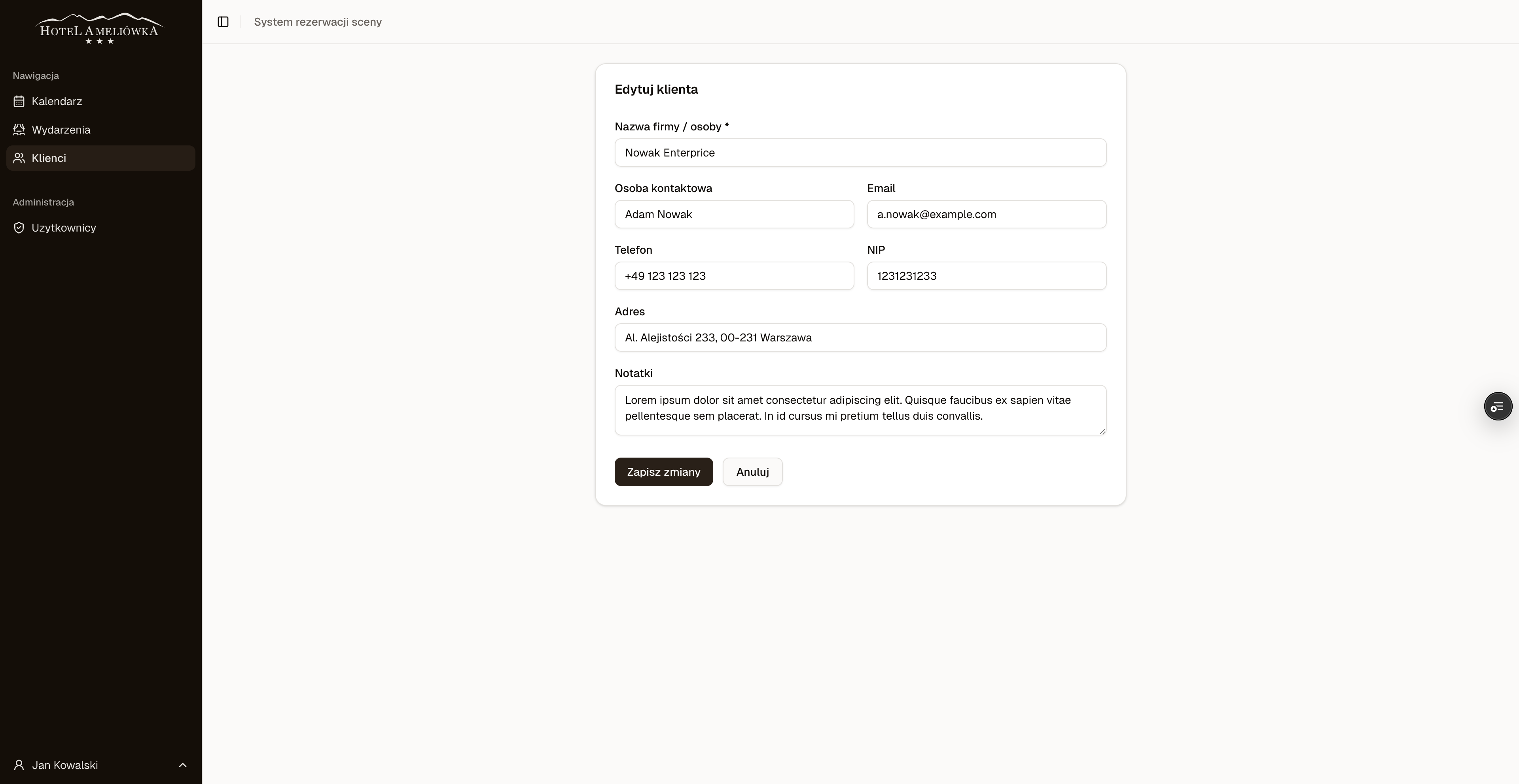 Ameliówka — Reservations screenshot 3