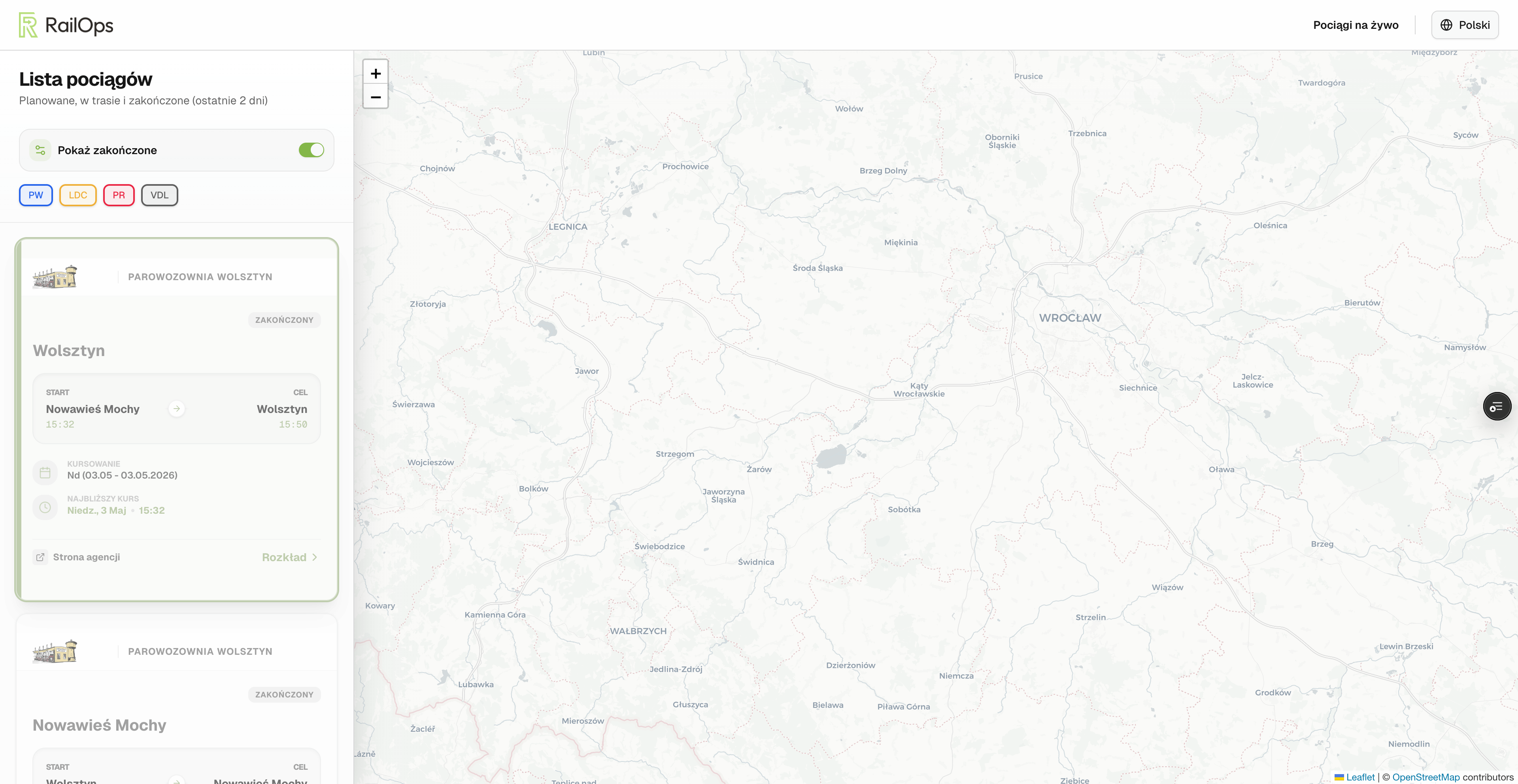 RailOps GTFS Live screenshot 1