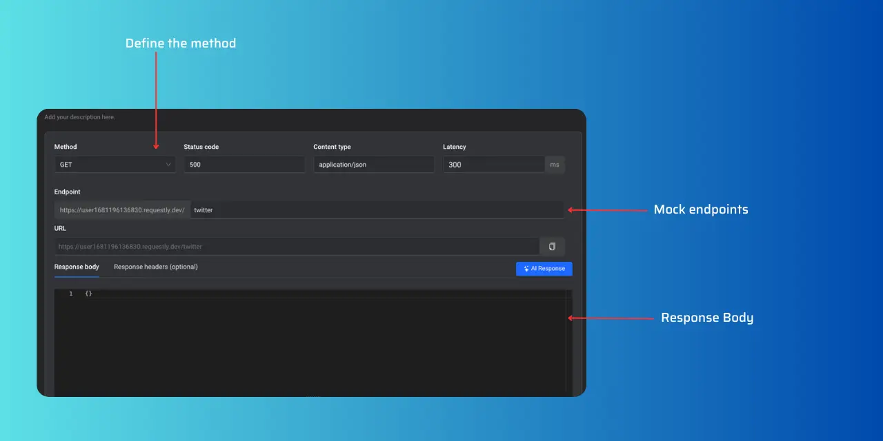Building frontend features when backend (APIs) is not ready screenshot