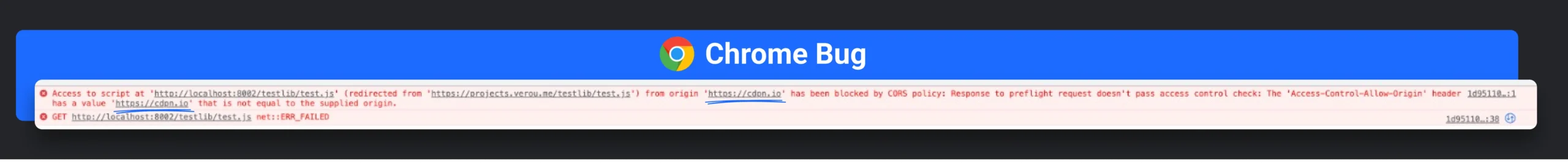 Console error 4x