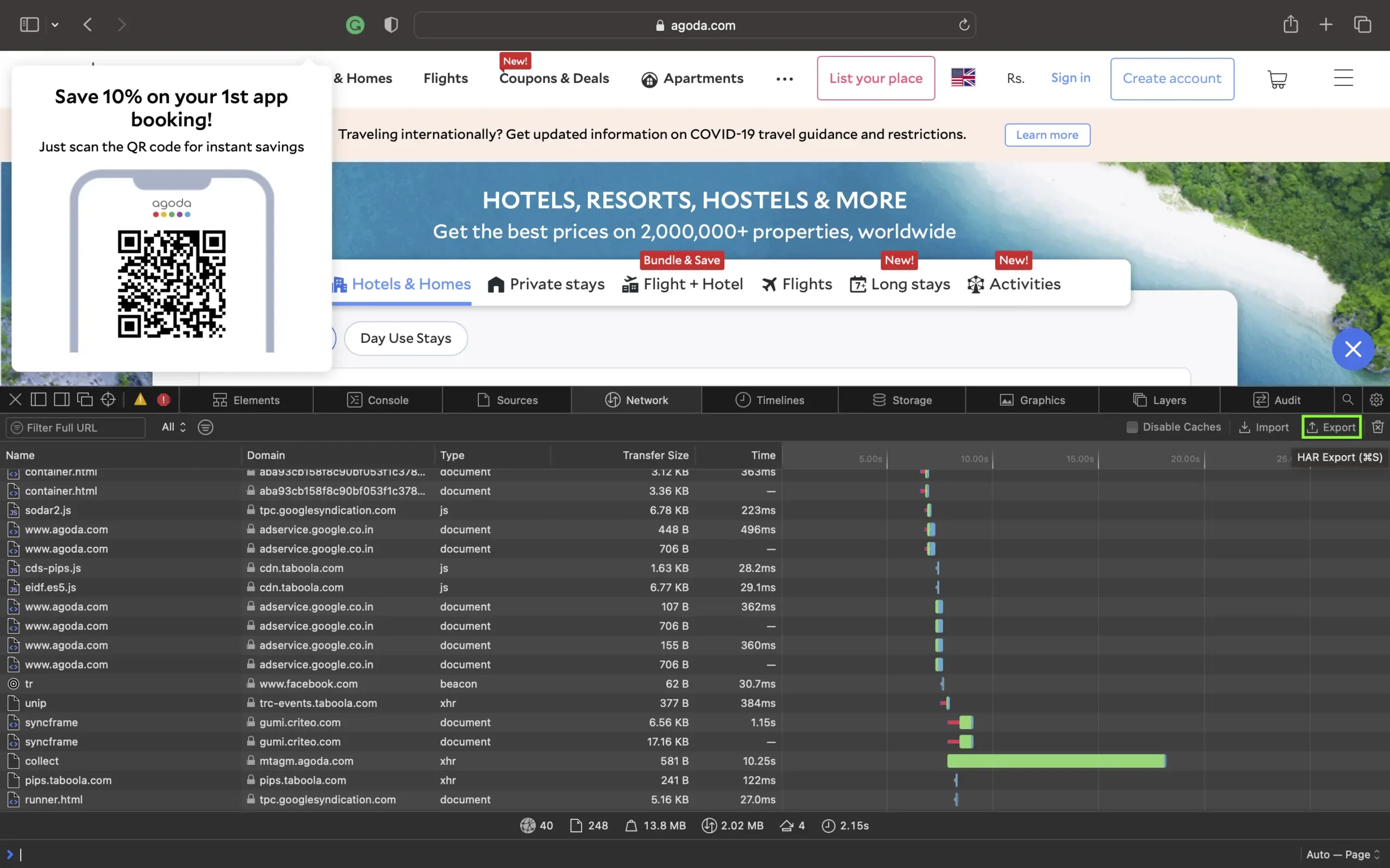 Safari screenshot