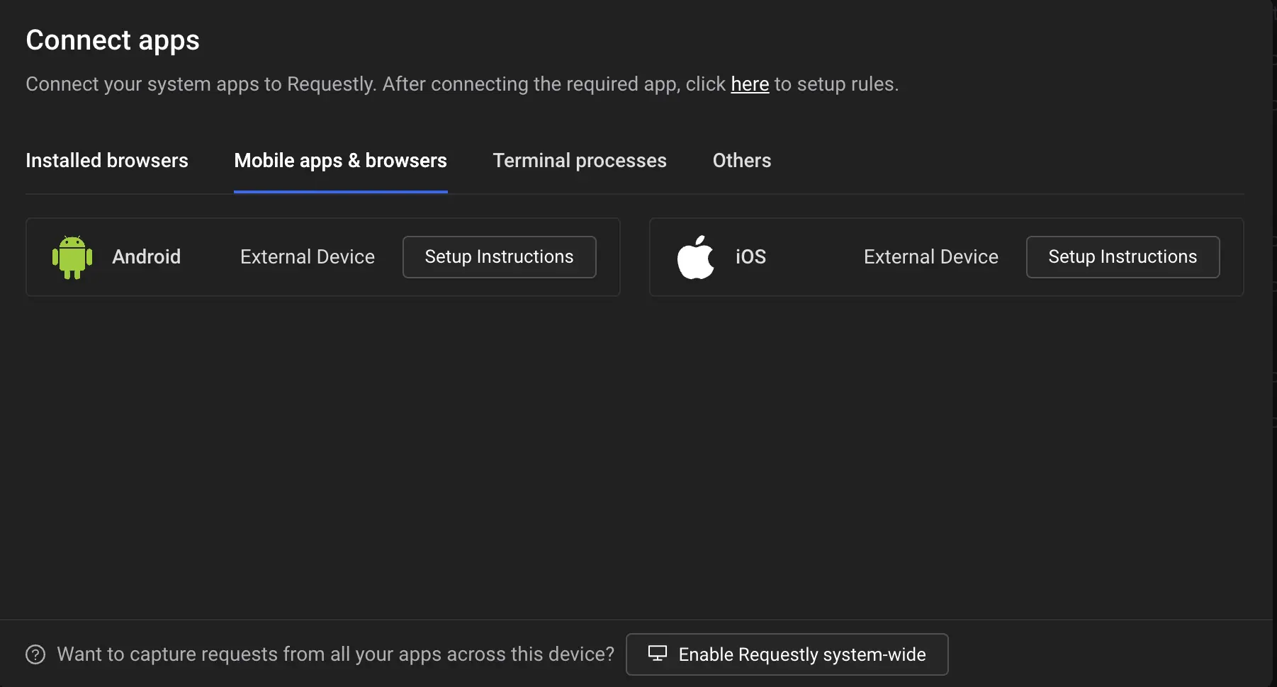 Inspecting Mobile Apps Network Traffic on Mac screenshot