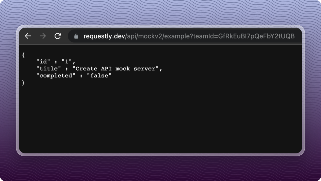 Create a mock GET API with Requestly Mock Server screenshot