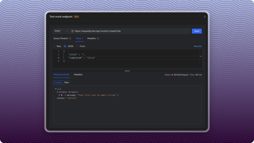 Define HTTP Methods and Status Codes screenshot