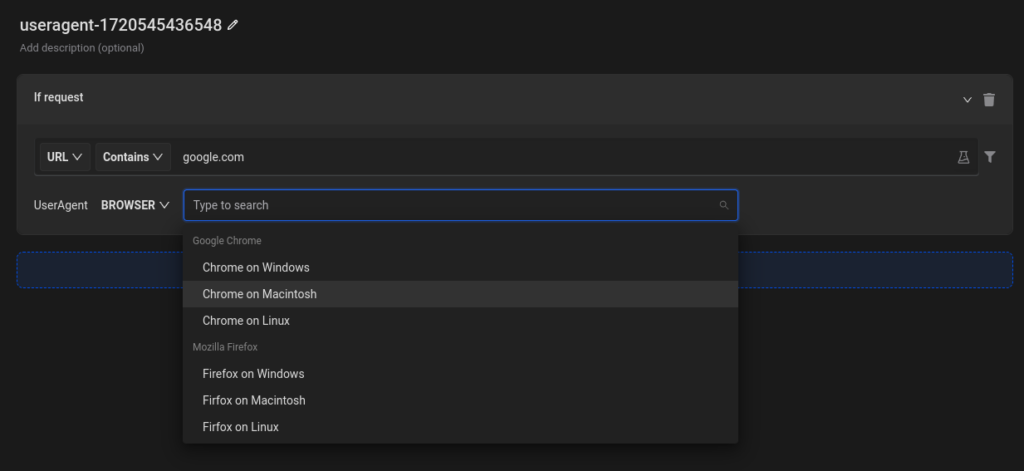 Select browser