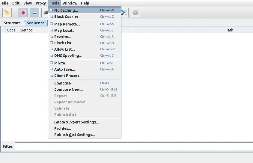 How to Configure the No Cache Rule in Charles Proxy screenshot