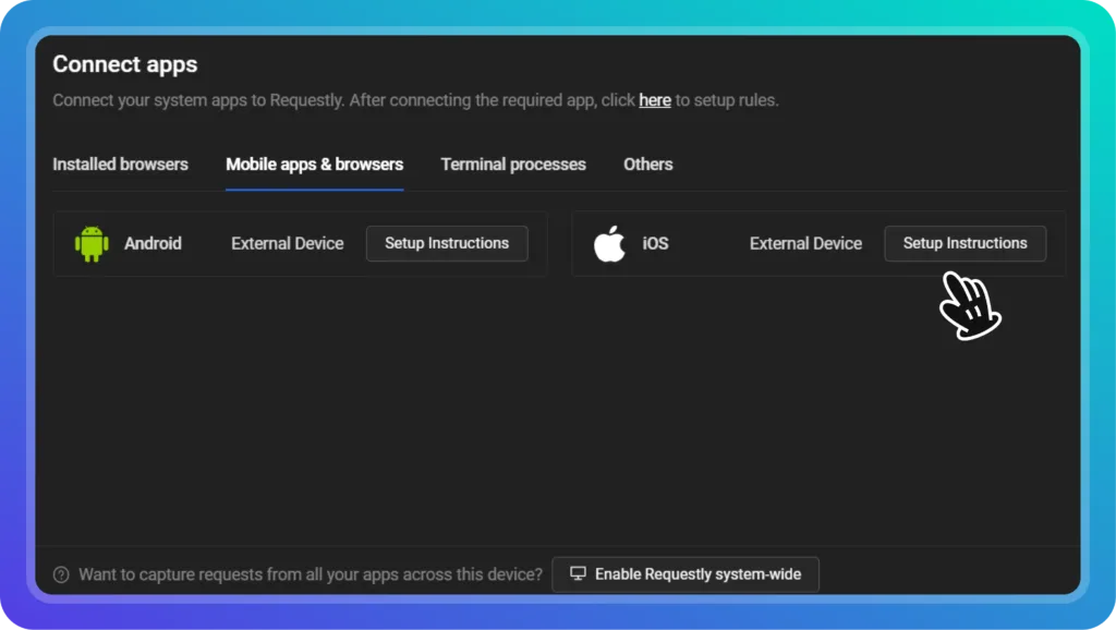 IOS external device