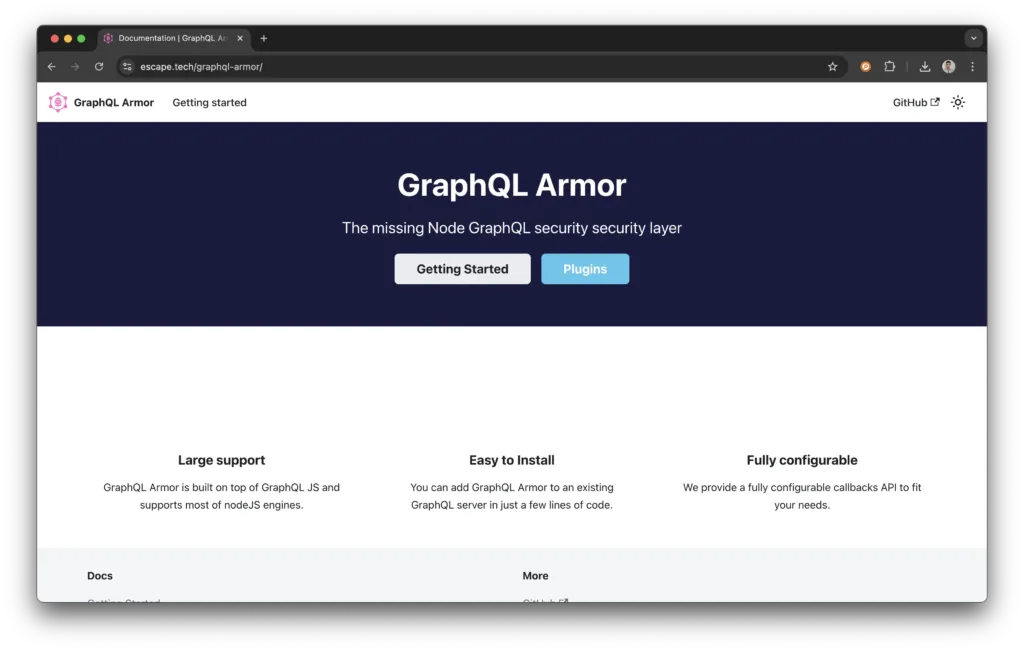GraphQL Armour