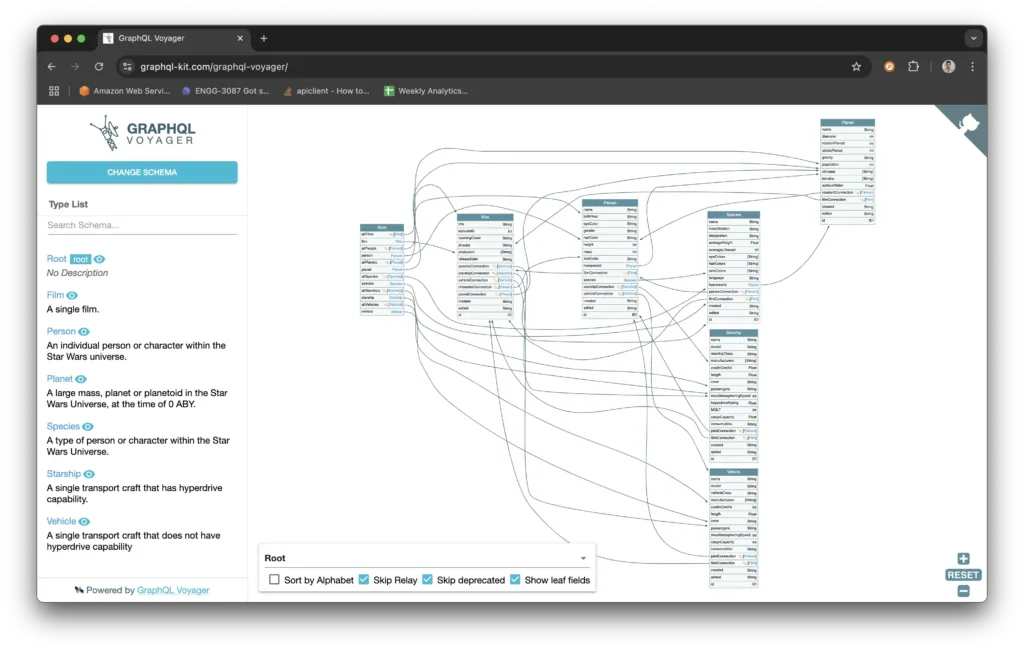 graphql voyager