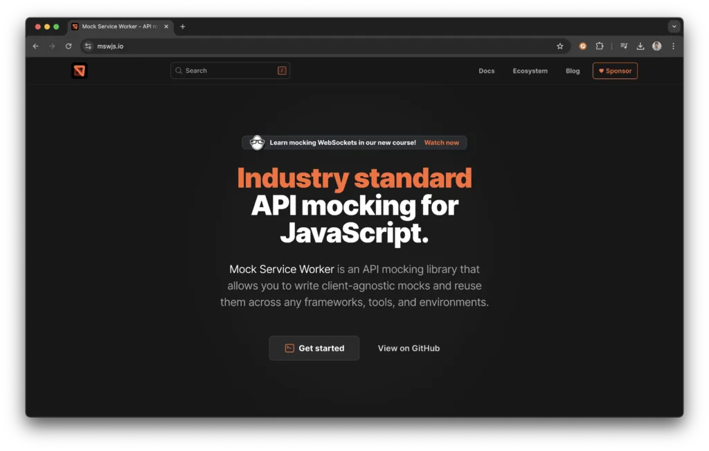 Mock Service Worker