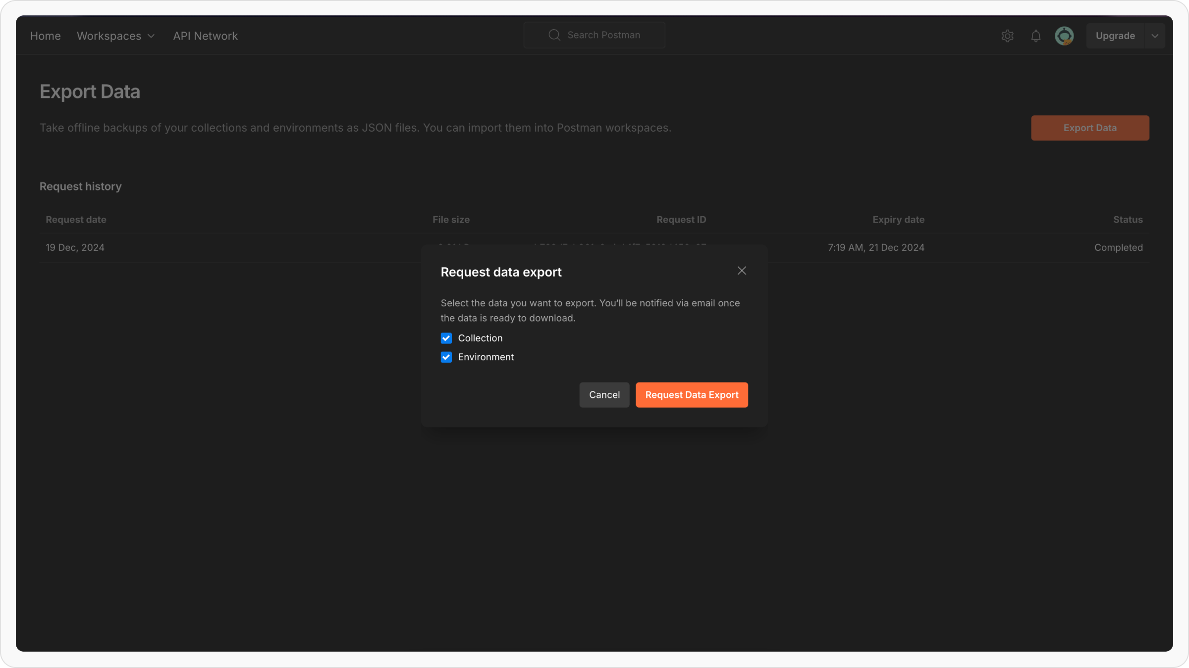 Export Postman import Requestly blog