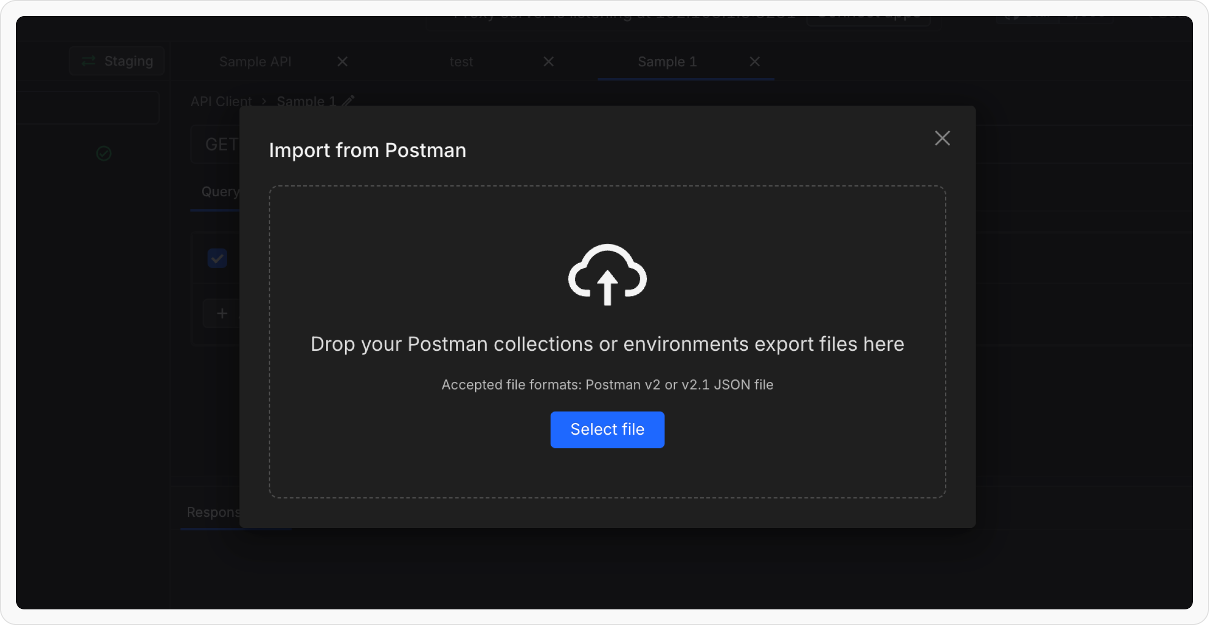 Export Postman import Requestly blog