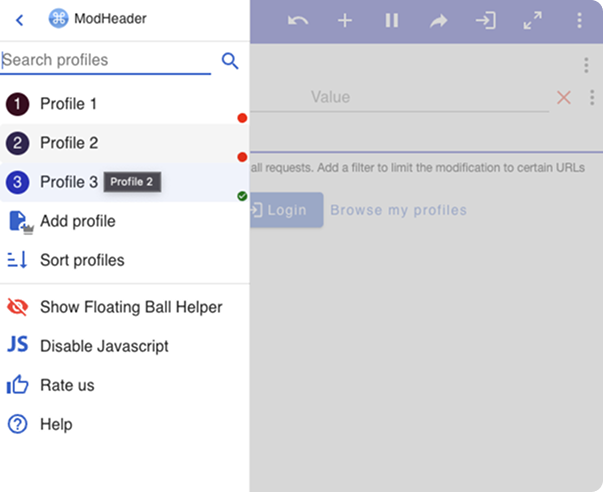 ModHeader - Modify HTTP headers - Requestly