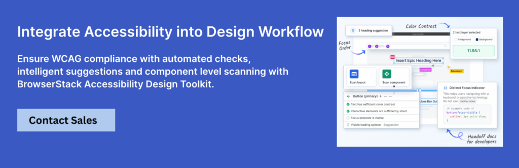 BrowserStack Accessibility Design Toolkit