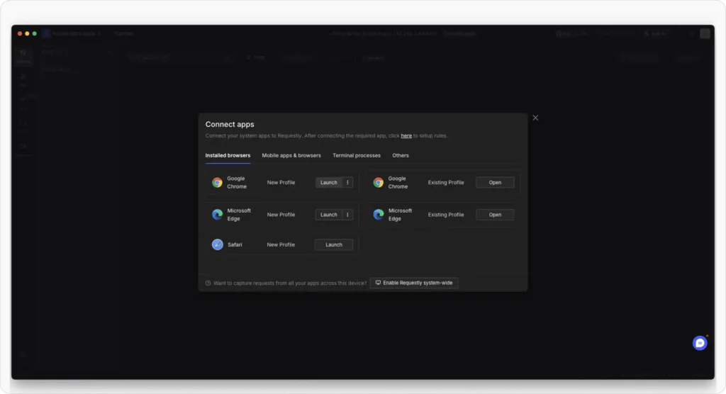 Connect apps