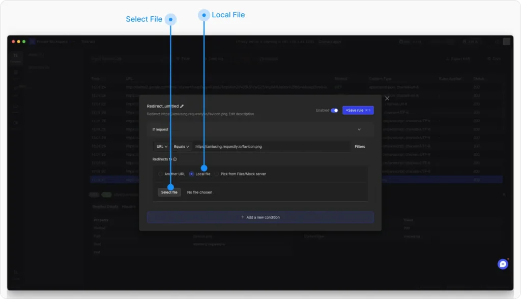 Select file