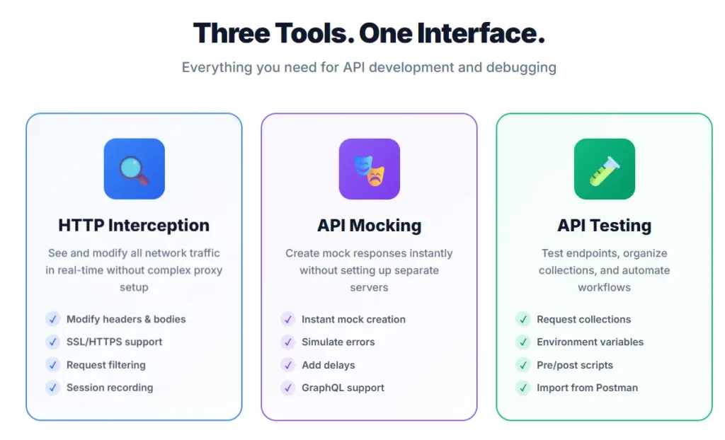 Three tools one interface