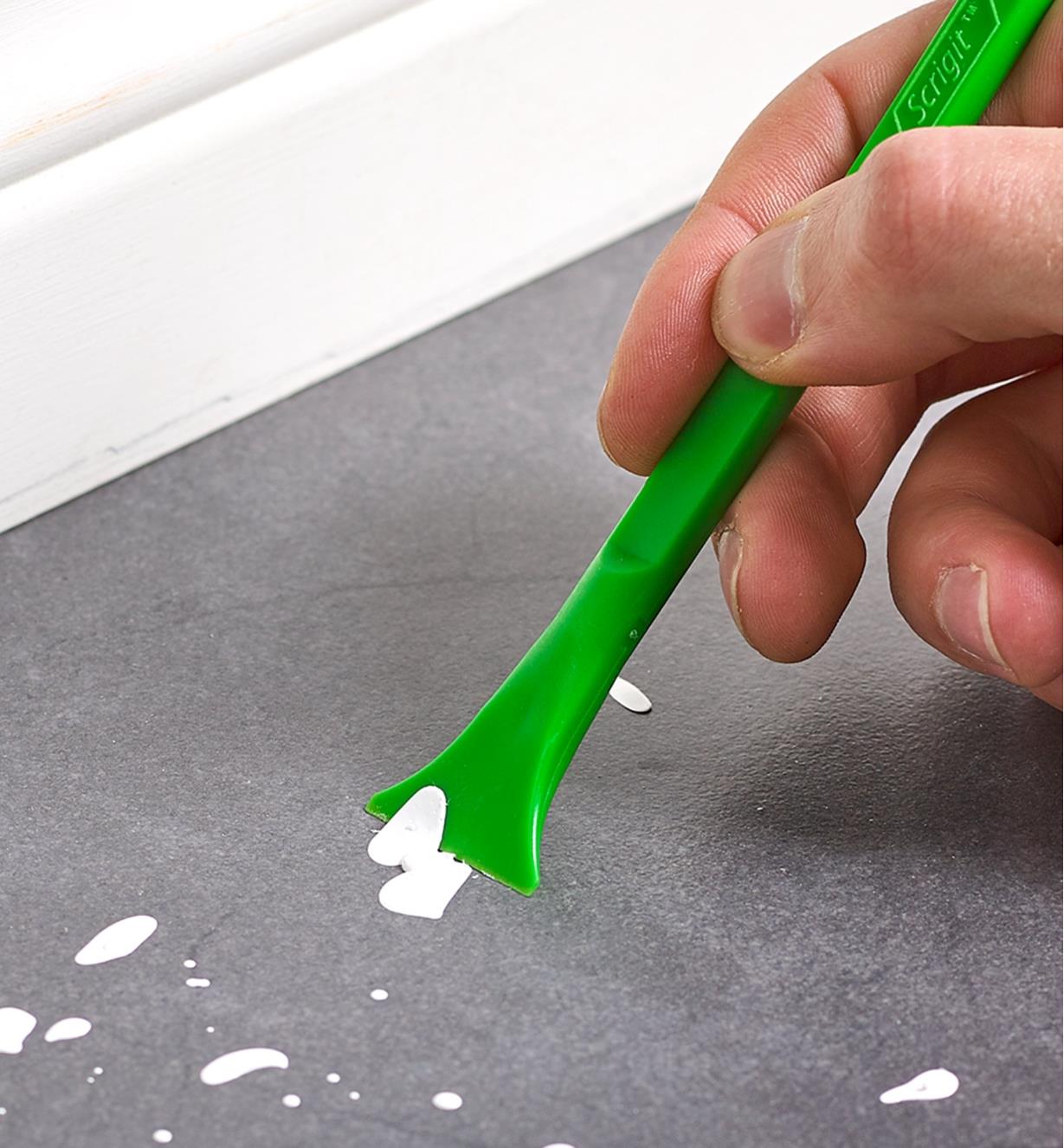 scrigit scraper no-scratch plastic scraper tool, 2 pack