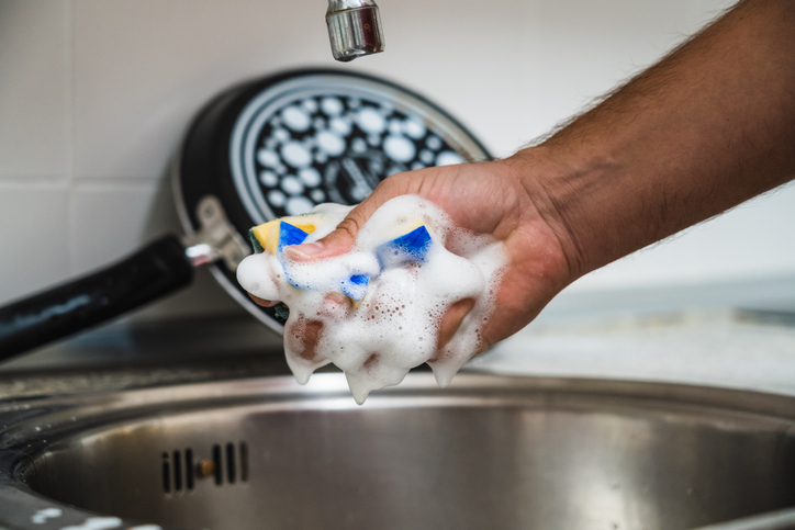 ototo scrubby sponge holder sink