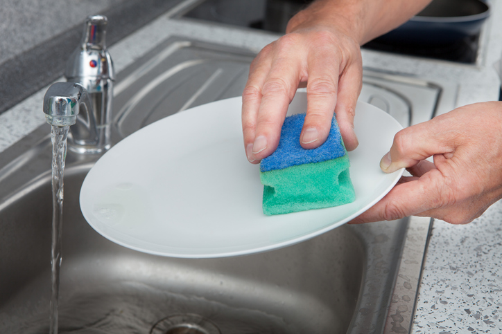 ototo scrubby sponge holder sink