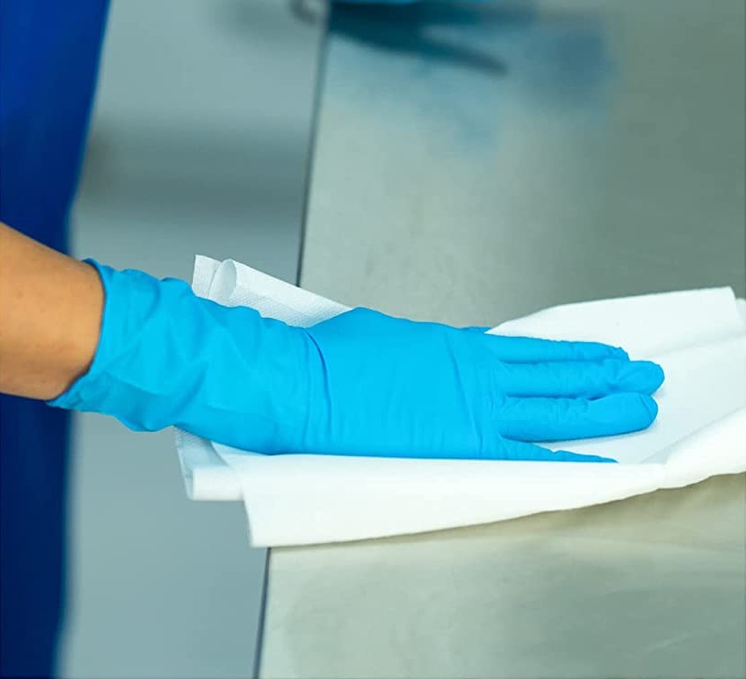 raxwell disposable extended cuff nitrile gloves