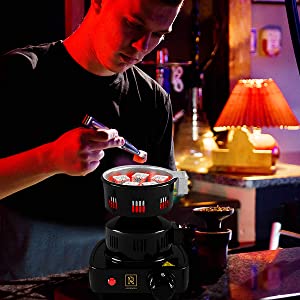 hookah coal burner – premium fire tower multipurpose electric stove