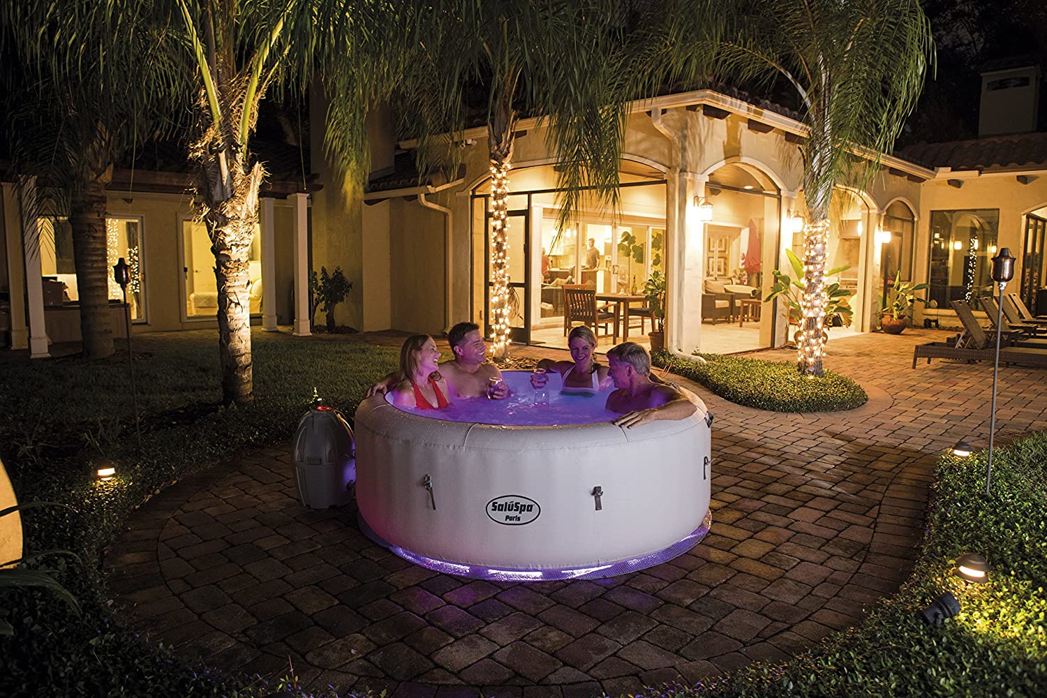 Bestway SaluSpa Santorini 5 to 7 Person Hot Tub