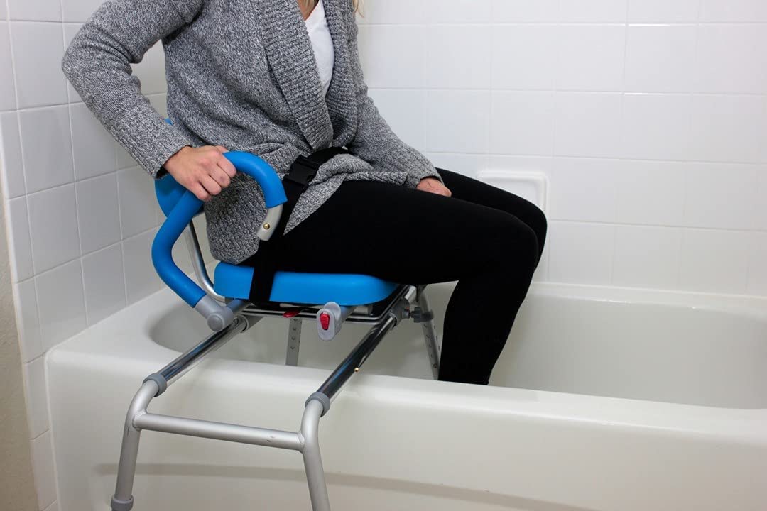 platinum health carousel sliding shower chair tub transfer bench