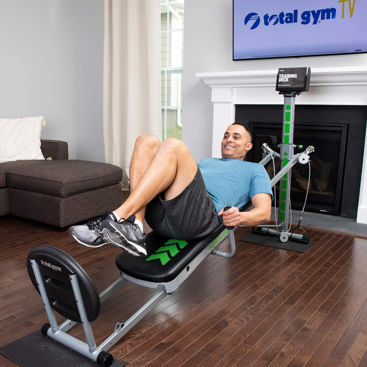 total gym apex versatile indoor home gym workout total body