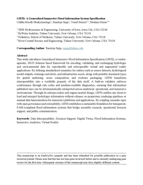 Cover art for GIFIS: A Generalized Immersive Flood Information System Specification