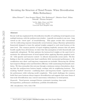 Cover art for Revisiting the Structure of Trend Premia: When Diversification Hides Redundancy