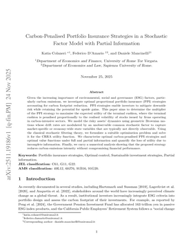 Carbon-Penalised Portfolio Insurance Strategies in a Stochastic Factor Model with Partial Information
