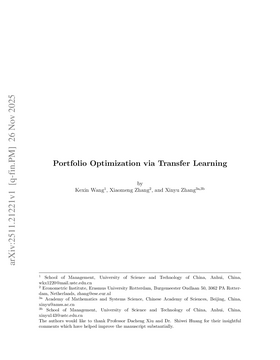 Portfolio Optimization via Transfer Learning