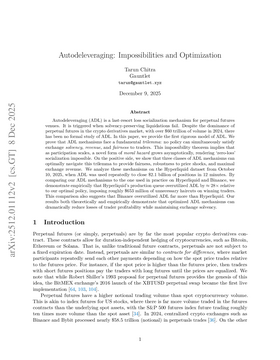 Podcast cover for "Autodeleveraging: Impossibilities and Optimization" by Tarun Chitra