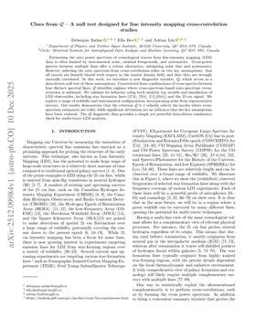 Podcast cover for "Clues from $\mathcal{Q}$--A null test designed for line intensity mapping cross-correlation studies" by Debanjan Sarkar et al.