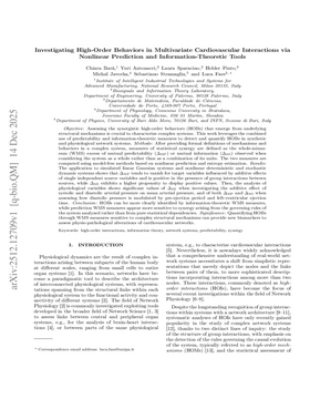 Investigating High-Order Behaviors in Multivariate Cardiovascular Interactions via Nonlinear Prediction and Information-Theoretic Tools