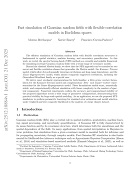 Fast simulation of Gaussian random fields with flexible correlation models in Euclidean spaces