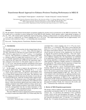 Transformer-Based Approach to Enhance Positron Tracking Performance in MEG II