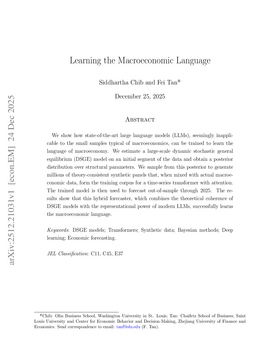 Learning the Macroeconomic Language